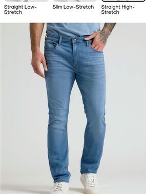 Classic Straight Jeans in Light Blue